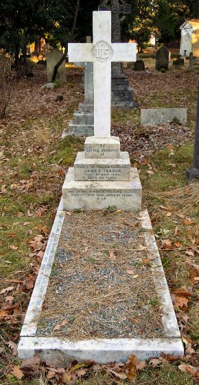 The grave of Edgar Inkson VC at Brookwood