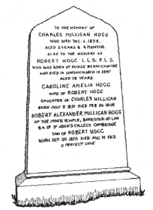 Hogg family grave, Brookwood Cemetery
