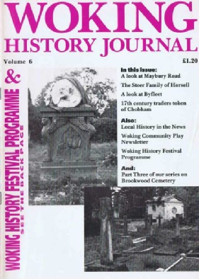 Woking History Journal volume 3 Spring 1991