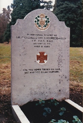 The grave of John Sherwood-Kelly VC