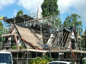 Restoration of the Roof of the Old Mortuary Chapel Brookwood Cemetery