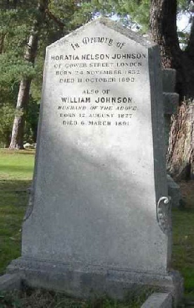 The Grave of Horaita Nelson Johnson, Brookwood Cemetery