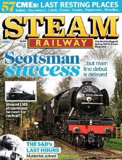 Steam Railway cover Jan-Feb 2016