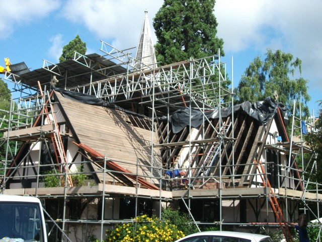 Restoration of the Roof of the Old Mortuary Chapel Brookwood Cemetery